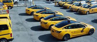 Yellow taxis